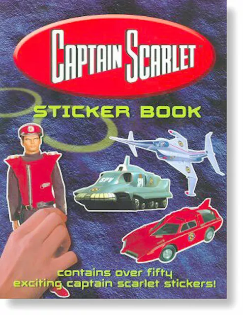 Captain Scarlet Sticker Book - Gerry Anderson