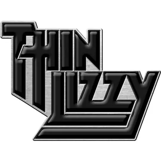 THIN LIZZY metal  pin - official -new -just under 2"