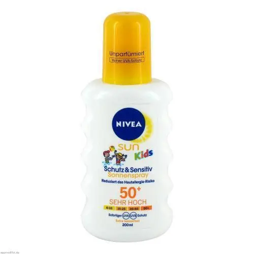 NIVEA SUN Kids sensitive Spray LSF 50 200 ML