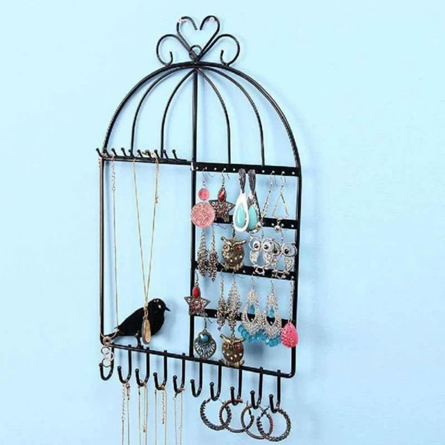 Organizer Per Orecchini Supporto Porta Anelli Appesi Gabbia Uccelli