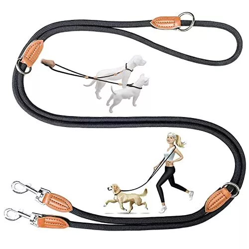 Laisses pour Chien Laisse Dressage réglable Chien Laisse d'épaule en Nylon 2m...