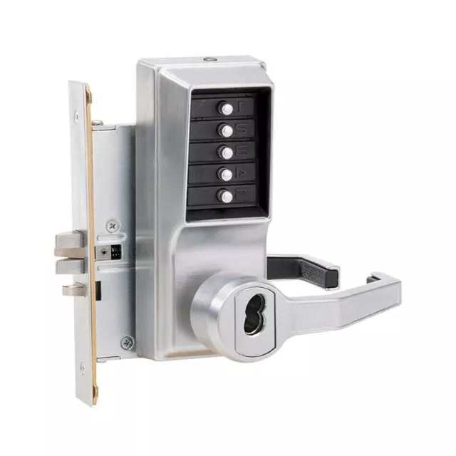 Kaba Simplex RH Mechanical Pushbutton Lever Mortise Lock Best SFIC R8146B-26D
