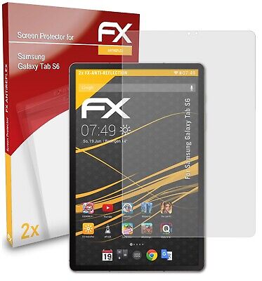 atFoliX 2x Film Protection d'écran pour Samsung Galaxy Tab S6 mat&antichoc