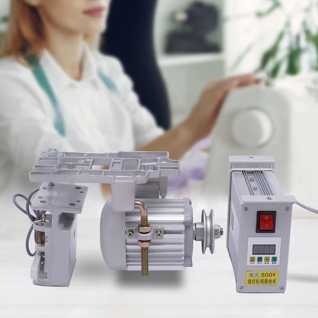 TBVECHI 600W Industrial Sewing Machine Servo Motor – Brushless, Split Type, 110V – Fits Most Machines