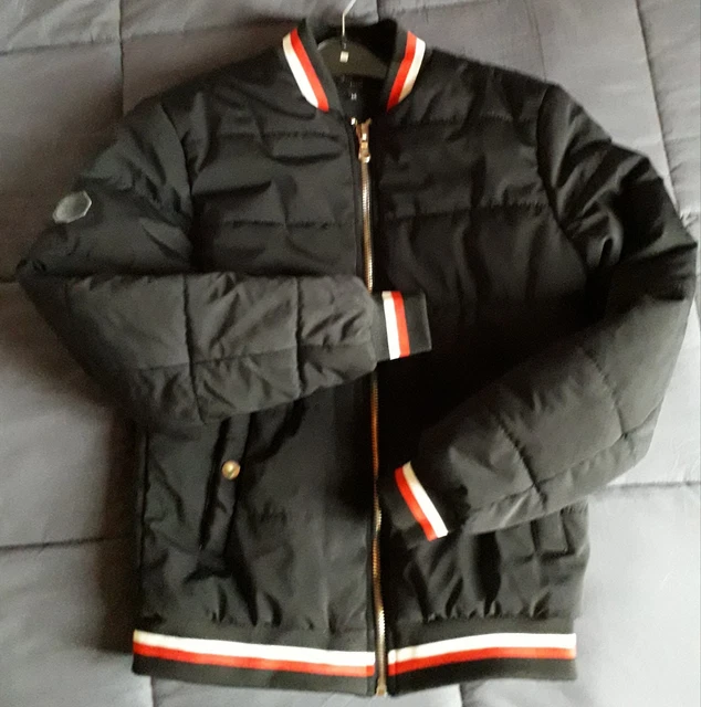 Parka OLIPHIL Noire En Coton Enduit Pour Homme - Taille XL - Neuf Avec étiquettes