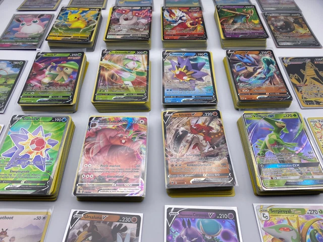 Pokemon Karten V Und Vmax Deutsch 50 POKEMON KARTEN Sammlung Deutsch seltene GX/V/VMAX/TG garantiert