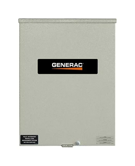 Generac RXSC100A3 100 Amp 120/240 Single Phase NEMA 3R Smart Transfer Switch ...