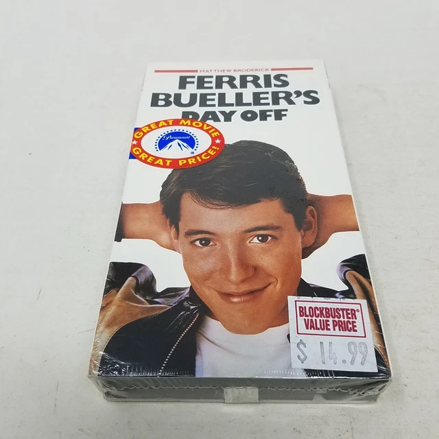 FERRIS BUELLER'S DAY Off VHS Tape Brand New Factory Sealed Watermarks