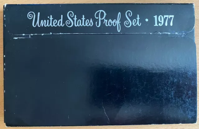 USA: United States Mint Proof Set 1977, 1,91 Dollar, 6 Münzen