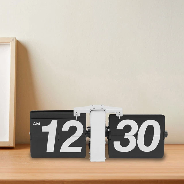 Flip Clock No Case Digital Clocks Stand w/ Removeable Stand Wall Mountable UK