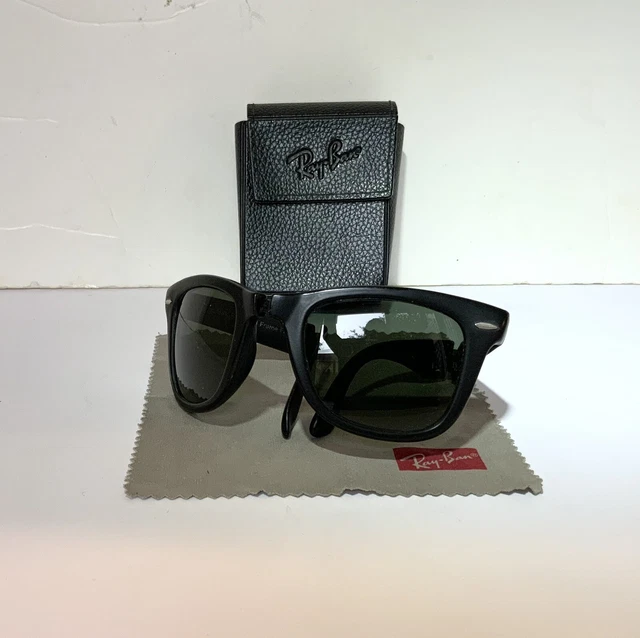 Occhiali da sole Bausch & Lomb Ray Ban Wayfarer Folding Frame France neri