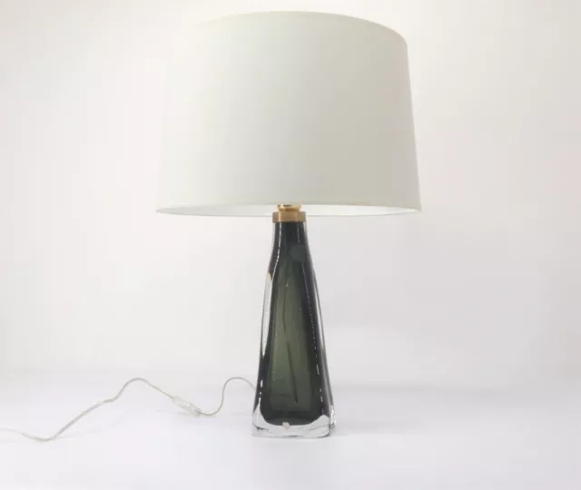 Lampe scandinave en verre Carl Fagerlund pour Orrefors 1960 – XL vintage Scandin