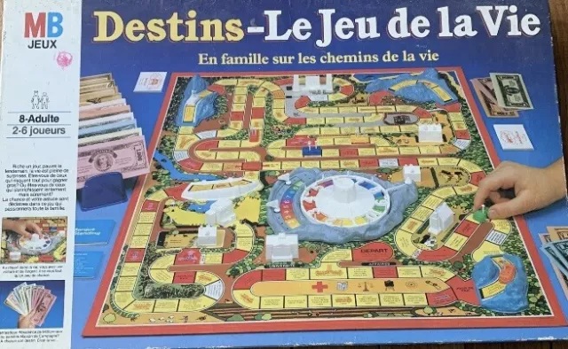 DESTINS - Le Jeu de la Vie - édition Hasbro de 2011 - LIFE - JEU DE SOCIETE