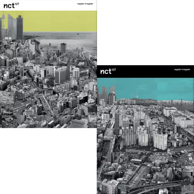 NCT127 [NCT #127 REGULAR-IRREGULAR] 1st Album 2 Ver SET+2Foto Buch+2Karte SEALED