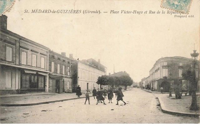 33 St Medard De Guizieres Ah#Al00241 Place Victor Hugo Et Rue De La Republique
