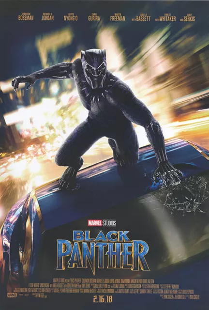 Black Panther - original DS movie poster D/S 27x40 - INTL CHADWICK BOSEMAN