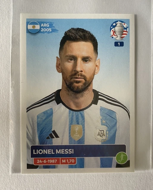 PANINI COPA AMERICA 2024 Sticker LIONEL MESSI. ARG19. USA VERSION. £