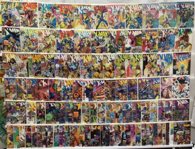 Marvel Comics X-Men Run Lot 1-113 Plus Annual 1-3,95, One-Shots - Missing in Bio
