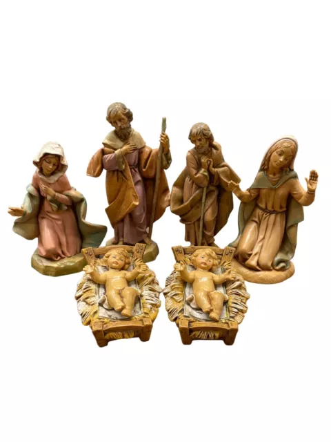 Fontanini Nativity Set Depose Italy 6 Piece 5 inches 1991