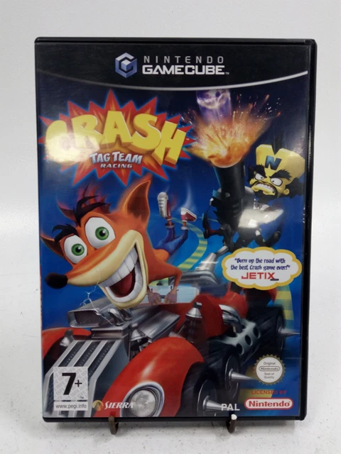 NINTENDO GAMECUBE CRASH Tag Team Racing Game With Manual Inside 2005 ...