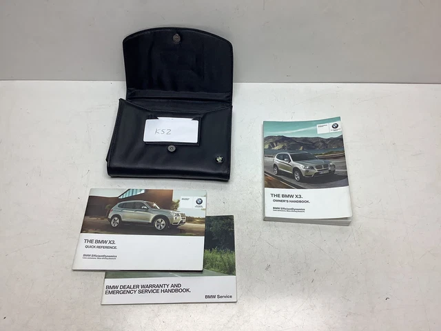 BMW Service Book & Owner's Handbook Manual - Fits X1, X2, X3, X5 Series (E84, F48, F25, G01)
