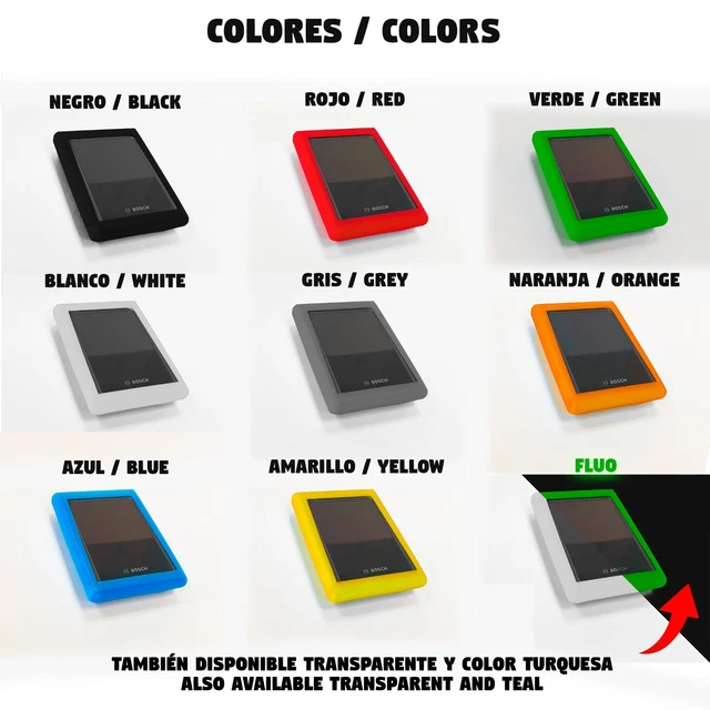 Kiox 300 Protection PROTECTOR DE PANTALLA BOSCH KIOX 300 (Elegir Color) Cristal protector ...