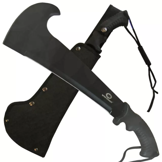 WITHARMOUR Pro Master Machete schwarz Kunststoffgriff inkl. Nylonscheide