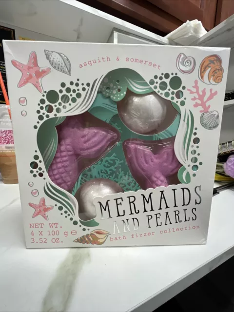 mermaid and pearls bath fizzer collection