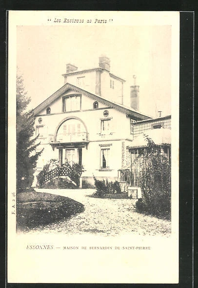 CPA Essonnes, Maison de Bernardin de Saint-Pierre
