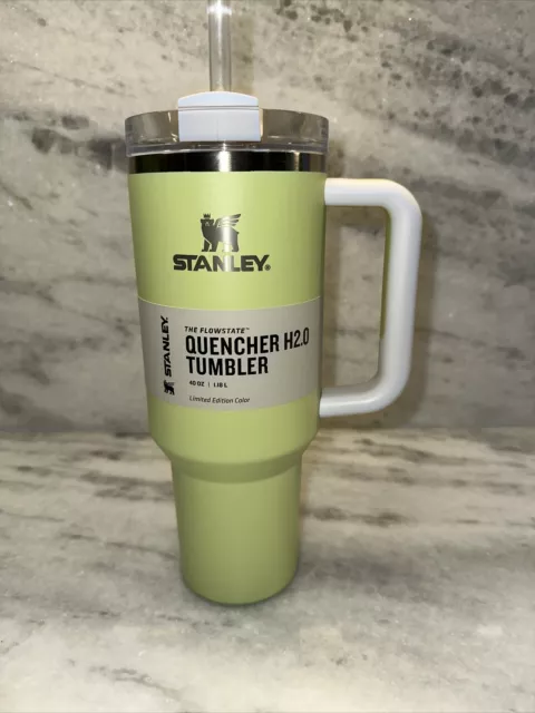 LIMITED EDITION Stanley Adventure Quencher H2.0 Travel Tumbler Straw 40oz  Citron