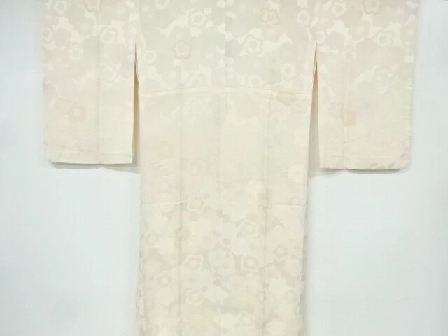 6564563: Japanese Kimono / Vintage Hitoe Juban / Woven Ume Blossom