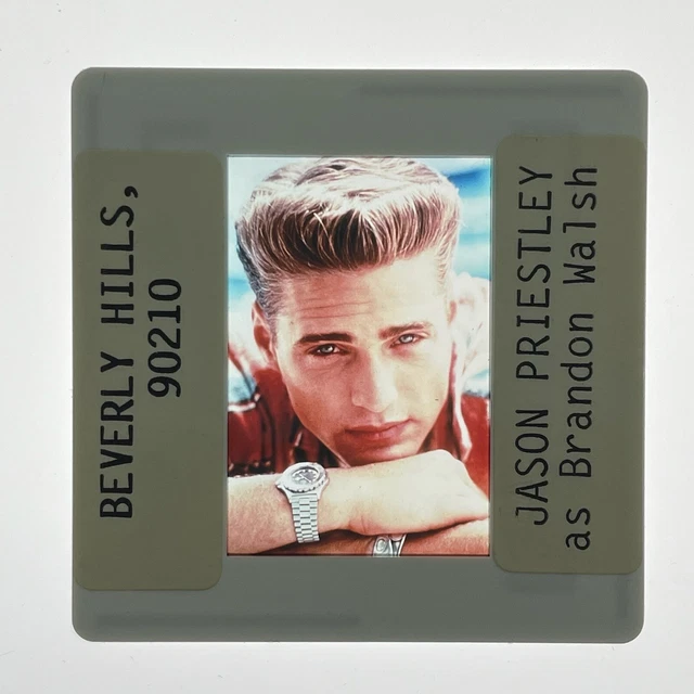 Vintage 35mm Slide S1113 Canadian Actor ￼Jason Priestley Beverly Hills, 90210