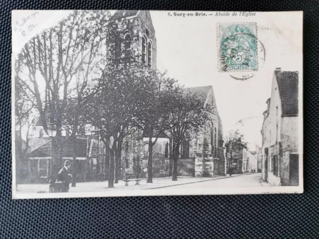 CPA 94 SUCY-EN-BRIE - Abside de l'Eglise