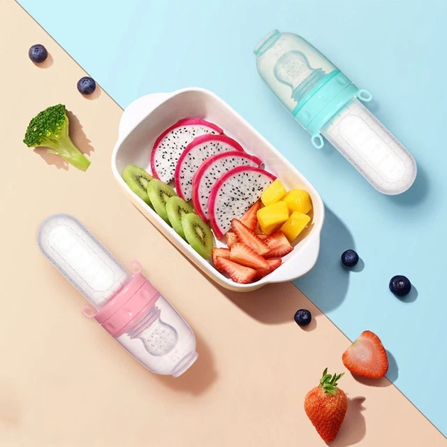 Nuevo chupete de moda alimentador de alimentos botella chupete cuchara alimentador de cereales