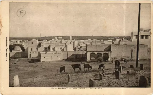 CPA AK RABAT Vue prise du cimetiere MAROC (689947)
