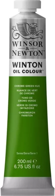 Winsor & Newton Winton Oil Colour 1437145 Chrome Green Hue 200 ML