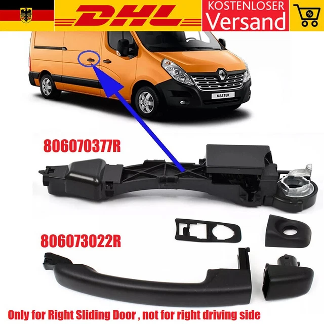 Cavo Maniglia Porta Posteriore Maniglia Porta Esterna Per Renault Master 3 Opel Movano B D 637542 - Foto 7