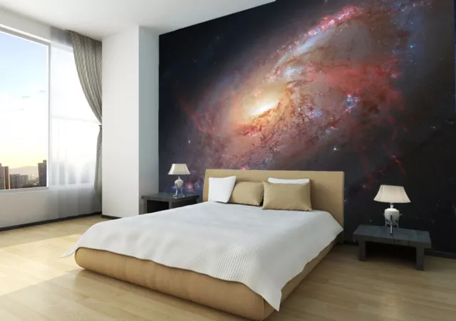 Space Galaxy Stars Planets Wallpaper Mural Photo Children Kids Bedroom Home Deco
