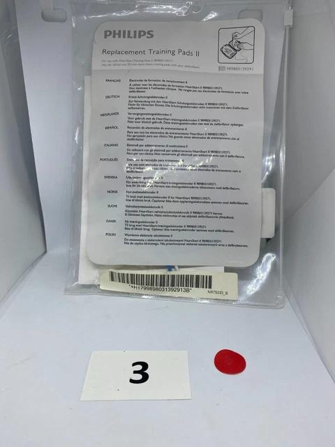 Philips Training Case Heart start Training Pads II