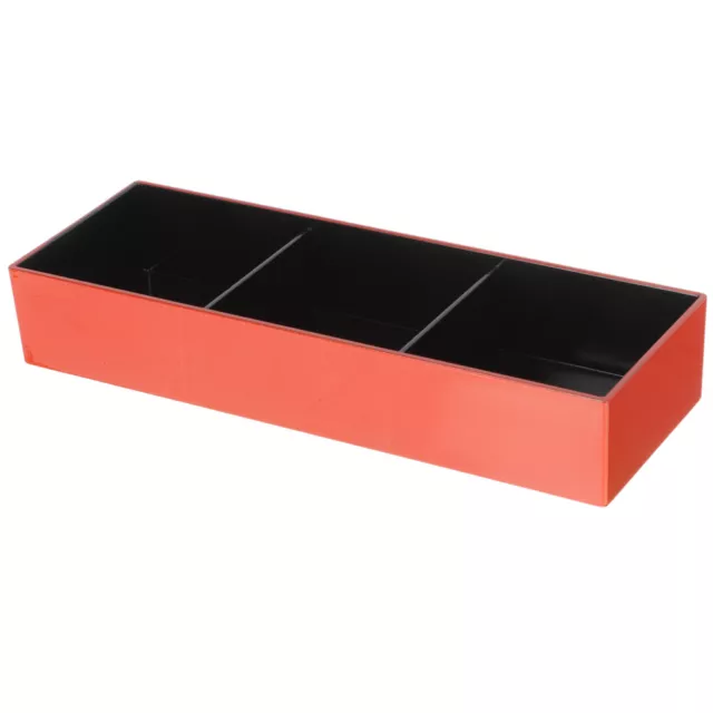 Red Plastic Japanese Traditional Lacquered Dessert Containers