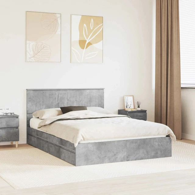 Zinus Metalen bedframe met afgeronde hoeken, 40,6 cm, matrasonderlegger