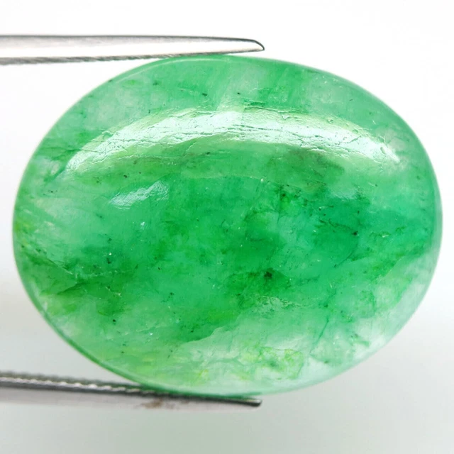 Émeraude Naturelle Zambienne AAA+ - 11,20 Carats (12,25 Ratti), Certifiée, Pierre Panna Pour Bijoux Homme/femme