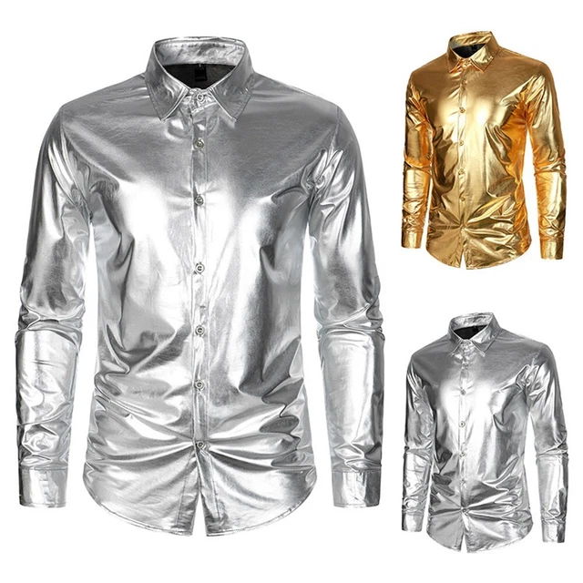 YMING Abito a Camicia a Maniche Lunghe da Donna Forti