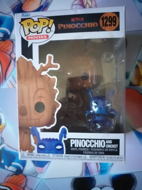 Funko Pop! MOVIES : NETFLIX PINOCCHIO: PINOCCHIO AND CRICKET No1299