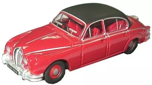 Neuf Oxford Diecast 1:76 Echelle Jaguar MK2 En Régence Rouge - Modèle Moulé