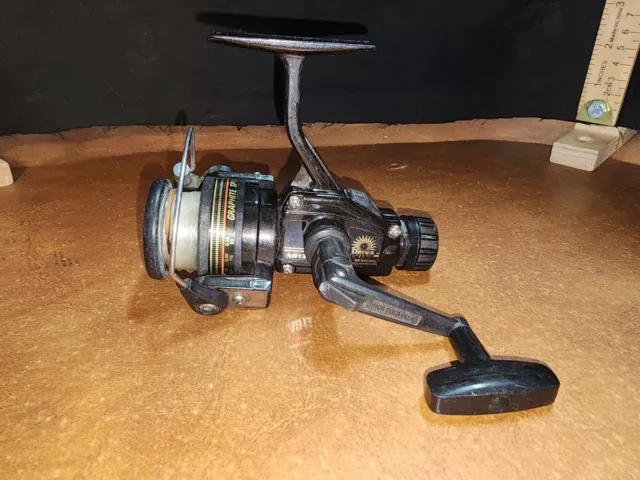 VINTAGE MASTER GRAPHITE 651 Fishing Reel with Rod $119.11 - PicClick