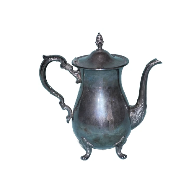 Bristle Silverplate  Tea Pot By Poole