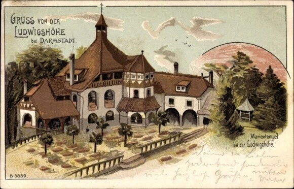 Litho Ludwigshöhe Rheinland Pfalz, Gastwirtschaft von Wilhelm... - 10096011