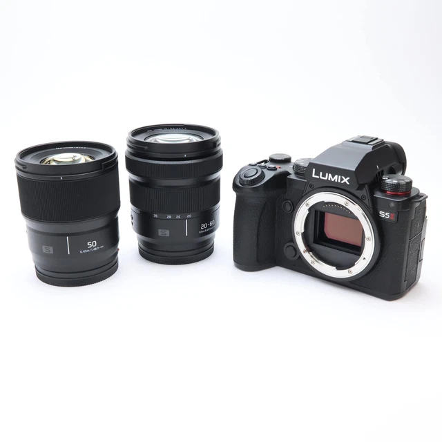 LUMIX S5 II + 50mm F1.8 + 20-60mm レンズセット Amazon.com: Panasonic LUMIX S5II Mirrorless Camera with 20