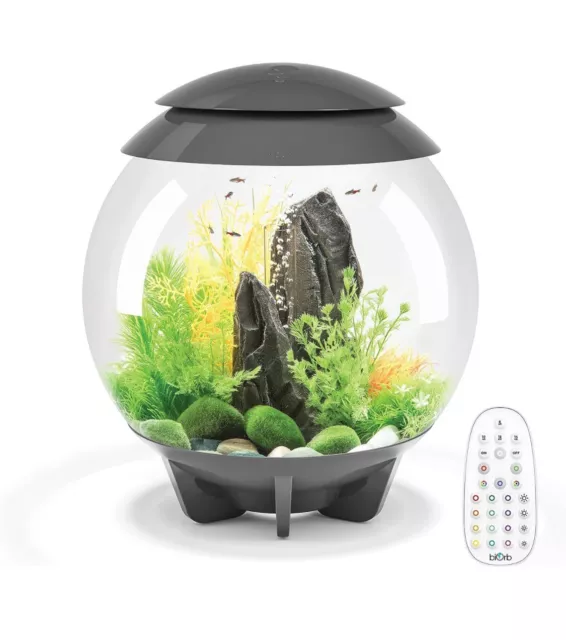 biOrb HALO 15 Aquarium with MCR Lighting - 4 gallon, Grey